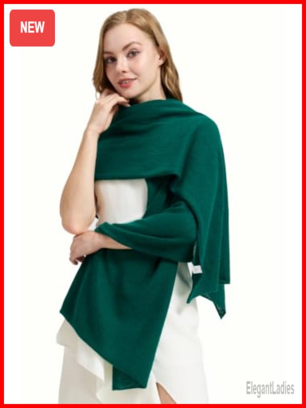 100% Cashmere Shawl Wrap Lightweight Travel Scarf All Seasons Gift